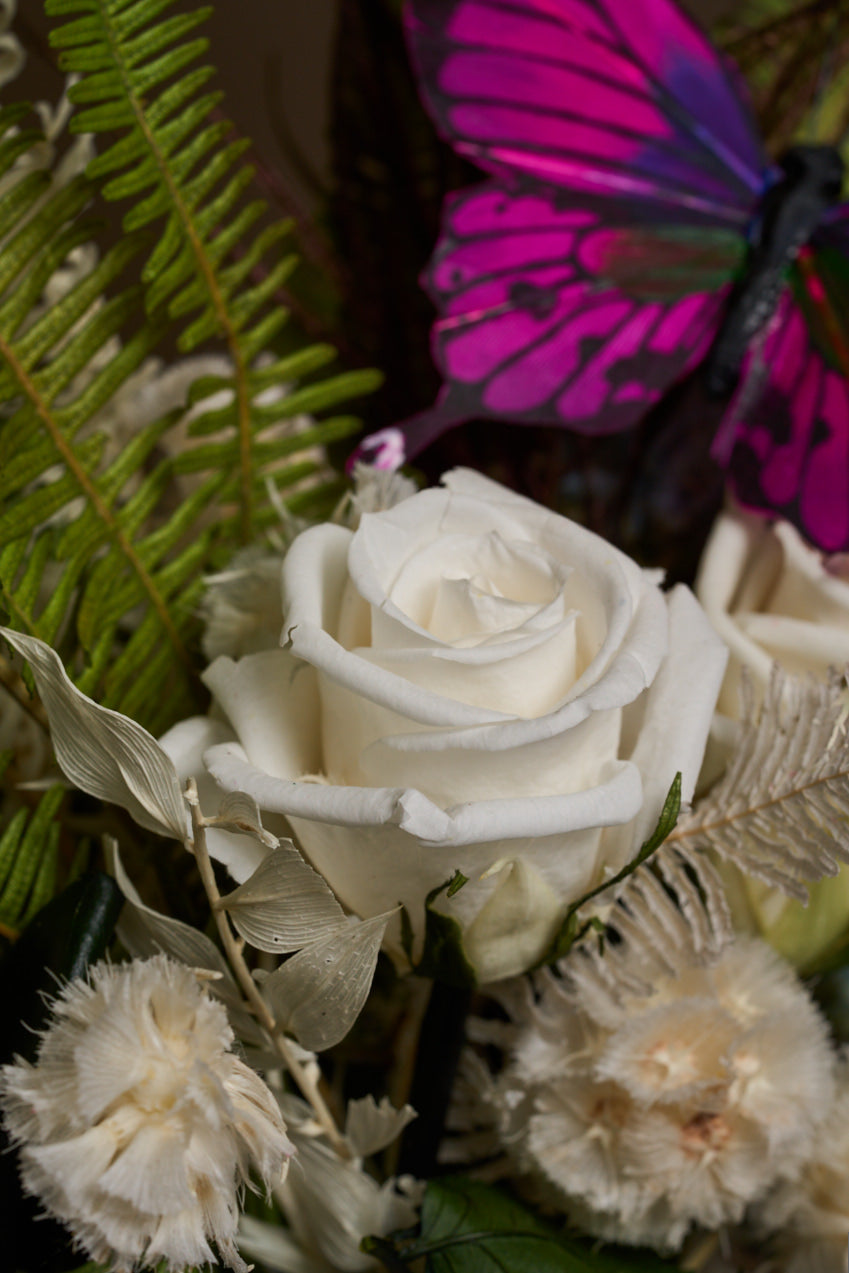 White Shell Vase