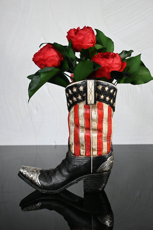 Red, White & Blue Cowboy Boot