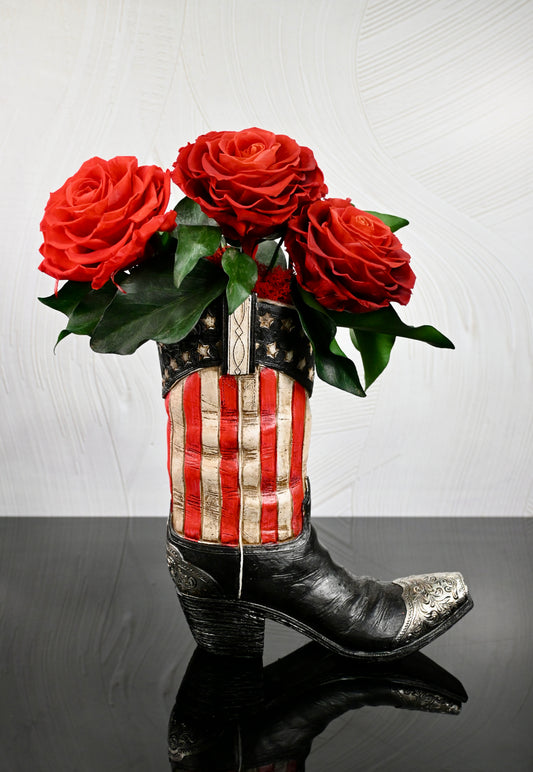 Red, White & Blue Cowboy Boot